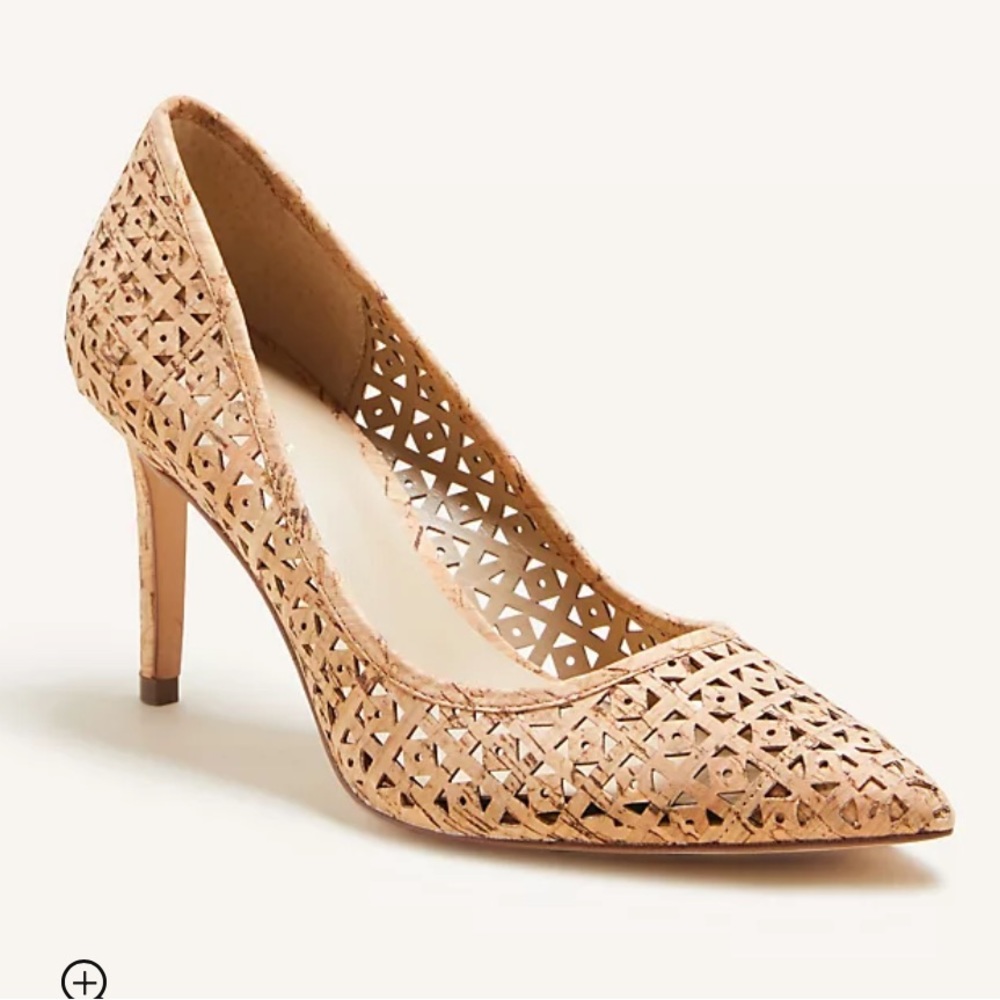 Ann Taylor Trinity Geo Cork Pumps - Size 8.5